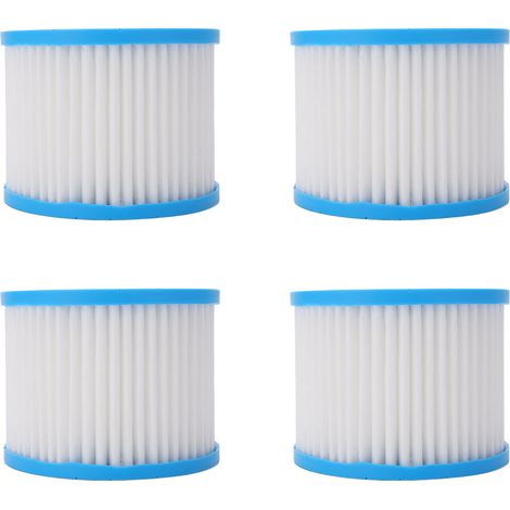 Kit d'accessoires pour pompe de piscine (4 cartouches filtrantes pour spa, diamètre extérieur 104 mm, diamètre intérieur 52 mm, hauteur 80 mm) (1/5)