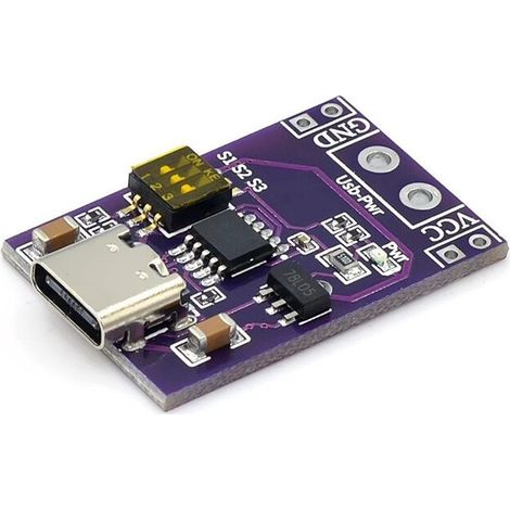 4 Type-C QC PD2.0 PD3.0 Dummy Schnelllade-Trigger-Sonden-Detektor USB-PD Stromschaltkarte für PC (1/5)