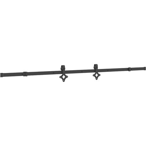 Maison Exclusive - Kit de herrajes para puertas correderas acero