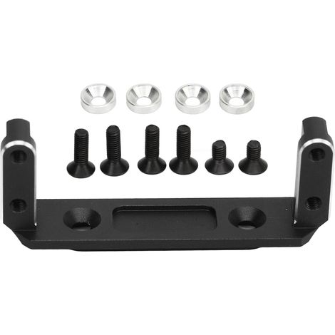 Support de Servo en Alliage d'Aluminium pour RC Crawler Capra UTB10 1/10 - Accessoires et Pièces de Rechange Noirs (1/5)