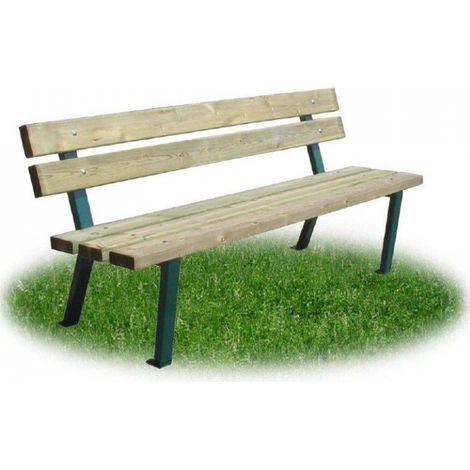 Panchina in Legno di Pino 190 x 52 x H 80 cm