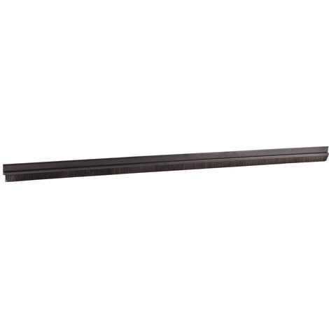 PVC Türbodendichtung schwarz, Bürstendichtung, selbstklebend (1/3)