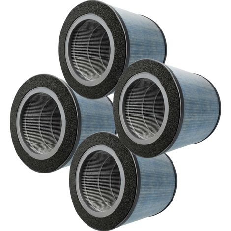 vhbw 4x Kombi-Vorfilter+Hepa+Aktivkohle Ersatz für Comedes PT94101 für Luftreiniger - Mehrstufiges Filtersystem