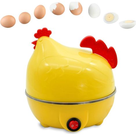 Sollbry Cuiseur à œufs-Cuiseur à œufs, cuiseur à vapeur à œufs7 capacité,Machine à œufs à cuisson rapide, braconnier d'oeufs électrique, cuiseur d'oeufs (1/5)