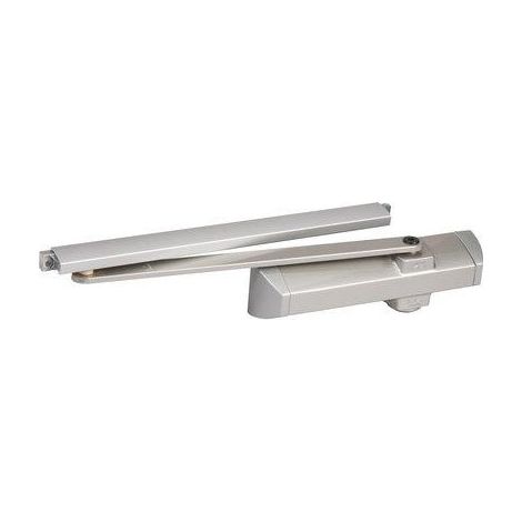 Ferme-porte complet bras à glissière finition argent TS 90 BC - DORMAKABA