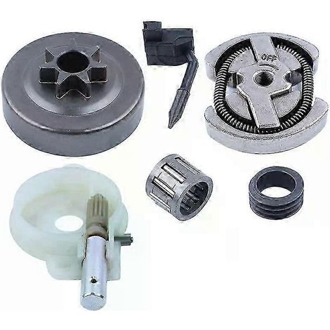 325-7T Kupplungstrommellager-Ölpumpen-Schneckenradsatz passend für Husqvarna 137 136 141 142 36 41 Kettensäge 530014949-JXLGV (1/5)