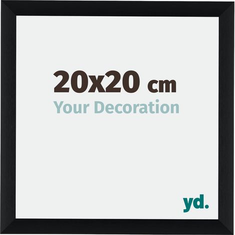 yd. - Cadre photo 20x20 - Noir Brosse - Aluminium - Tucson (1/5)
