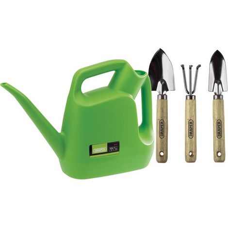 Draper 30874 Mini Garden Tool Set & Watering Can