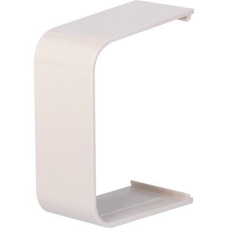 Manchon en plastique rigide beige ou blanc crème RAL 9001, largeur de goulotte 80 mm