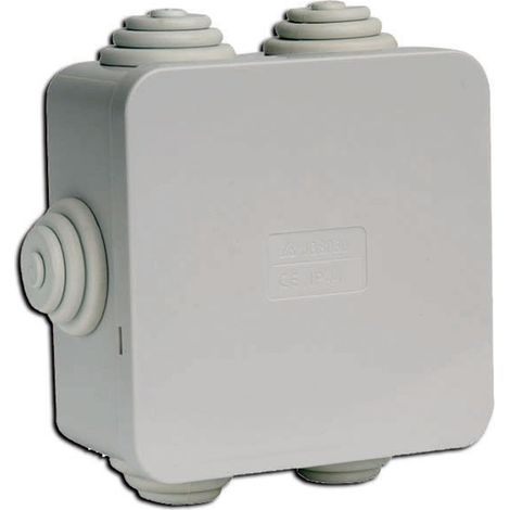 Boîte étanche carrée 85x85x45 mm avec pression