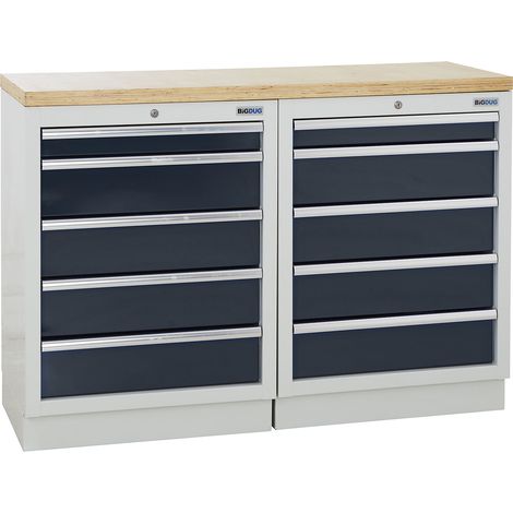 FRANKEL kaiserkraft, Armoire modulaire, 2 caissons avec 5