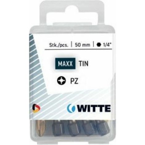 Set punte avvitatore witte Pozidriv 50 mm 5 pezzi (1/3)