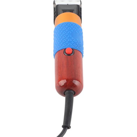 Tondeuse électrique pour animaux de compagnie avec manche en acajou, AC100 240V 200W (prise américaine) (1/5)