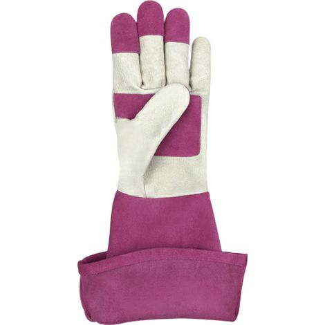Filiyano-Gants de jardinage pour la taille des rosiers, pour hommes et femmes, gants longs anti-épines, cuir de porc - respirants et durables (taille (1/5)