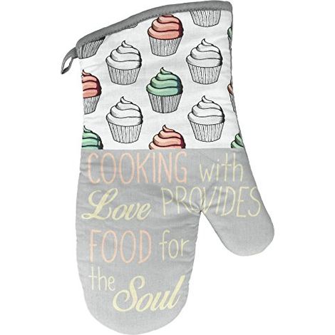 GUANTO DA FORNO 32CM DECORO FANTASIA ESTERNO COTO - METALTEX (1/2)