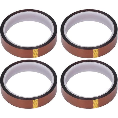 4 Stück antistatisches PI-Klebeband, hochtemperaturbeständiges Polyimid-Isolierband, Breite 20 mm /