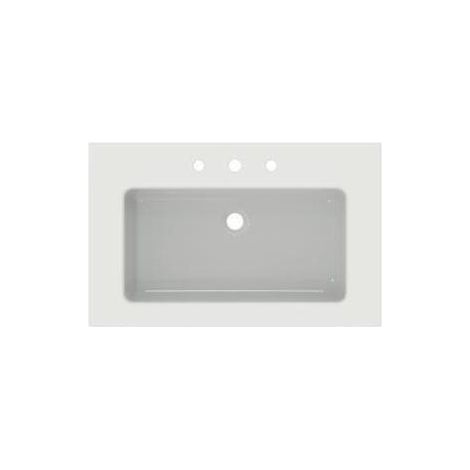 IS Möbelwaschtisch Extra 3 Hl. m.Ül. 810x510x150mm Weiß mit IdealPlus (1/5)