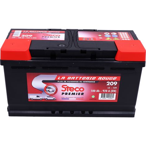 Batterie JCB 729/10669 anpassungsfähig 12V 100Ah 920A 353x175x190 mm STECOPOWER - 209 (1/3)