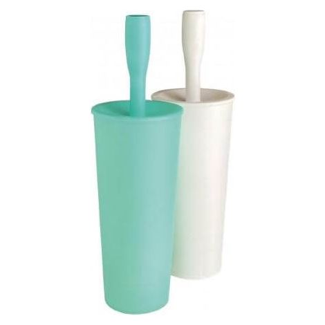 Escobillero antibacteriano Sanix con iones de plata - blanco o verde