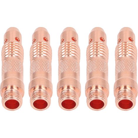 Jeu de 5 connecteurs pour torche TIG WP17/18/26, accessoires de soudage, raccords de qualité, pièces détachées compatibles, kit de fixation robuste pour poste à souder. (1/5)
