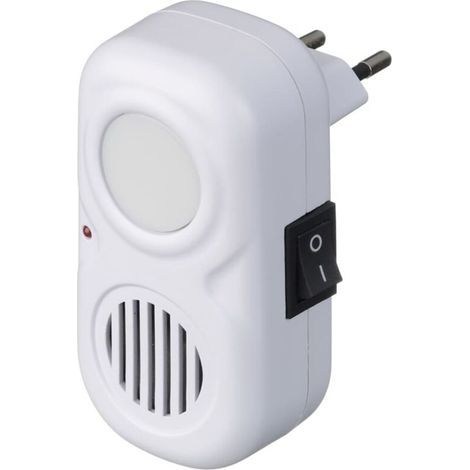 Ultraschall-Insekten- und Nagerabwehrgerät – 180°-Abdeckungswinkel – Sendefrequenz alle 4 bis 6 Sekunden – Grünes LED-Nachtlicht (1/5)