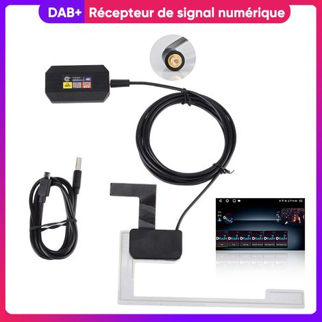 Adaptateur pour tuner numérique USB pour autoradio DAB+ (1/5)