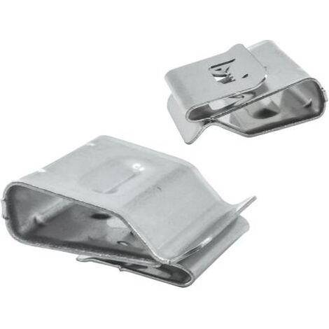 Clips para cables de paneles solares, clips para cables fotovoltaicos, clips de sujeción de cables para bastidores de remolques de acero inoxidable (30 unidades/ST-2) (1/4)