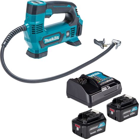 Compressore a batteria Makita MP 100 DSM 12 V max. 8,3 bar + 2x batteria 4,0 Ah + caricabatterie