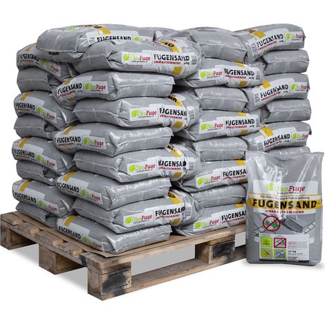 ÖkoFuge Fugensand Anthrazit 20kg x 50 Sack 1000kg (1/5)