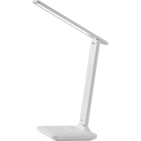 Zusammenklappbare Schreibtischlampe mit einstellbarer Farbtemperatur und Helligkeit, wiederaufladbarem, berührungsempfindlichem Augenschutz für Arbeitszimmer oder Studentenwohnheim, 4000-mAh-Lithium-A (1/5)