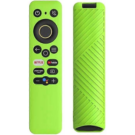Coque de protection en silicone pour téléviseur Realme - 30"/40" - Vert uni