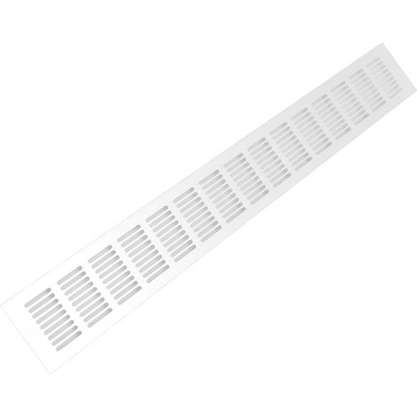 Bouches d'aération 600x80mm en alliage d'aluminium, plaques de ventilation à persiennes pour camping-car et armoires. (1/5)