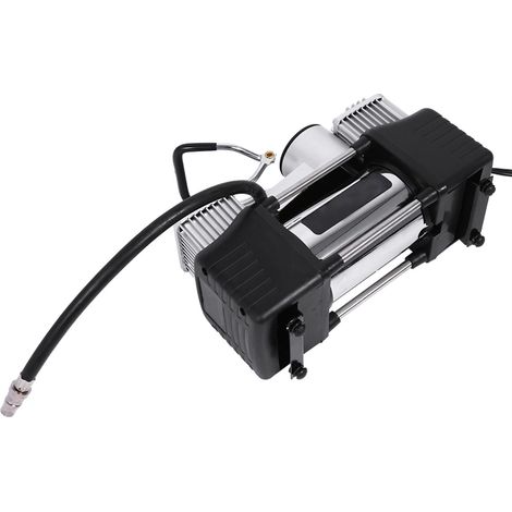 Mini compresseur d'air portable 150 PSI pour gonfler les pneus de voiture, kit de gonflage portable 12 V (1/5)