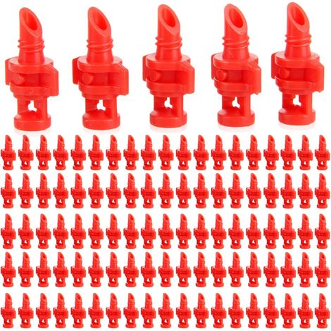 55 Stück 360° drehbare Sprinklerdüsen, Tropfbewässerungssystem, automatische Mikrosprinkler für den Garten