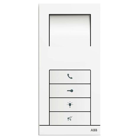 Welcome M Poste Audio Mains Libres Blanc 2TMA210050W0016 ABB 83210-AP-624
