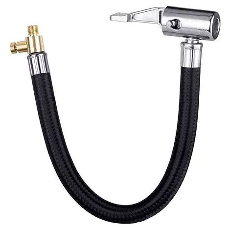 Pompe de gonflage pneu, tuyau extension valve, bouchon valve, tube air pneu, tuyau extension tige valve pour voiture et vélo (1/5)