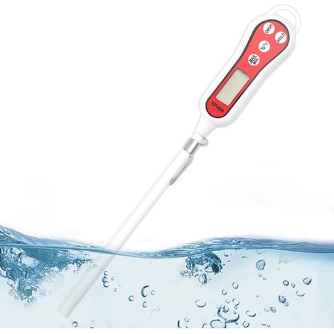 Thermomètre De Cuisson Numérique - Thermometre Cuisine À Lecture Instantané Avec Longue Sonde De Cuisson Thermometre Patisserie Numérique Pour BBQ,Huile,Viande,Nouriture,Lait,Vin,Eau Chaude (1/5)