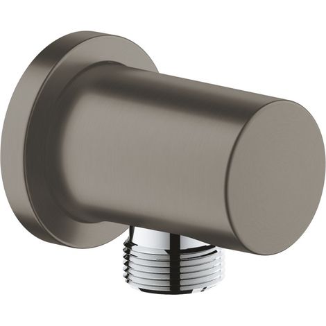 Grohe Rainshower - Codo de conexión de pared, grafito oscuro cepillado 27057AL0