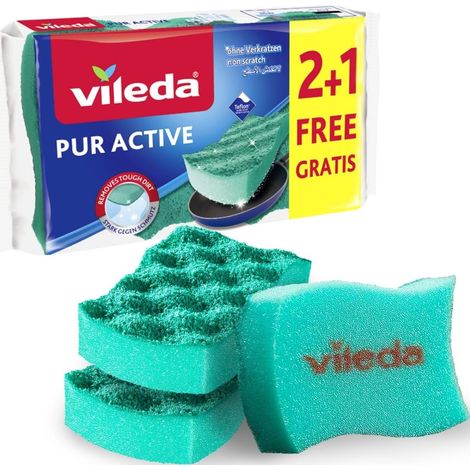 Spugna Ondattiva Vileda 14 Pezzi (1/5)