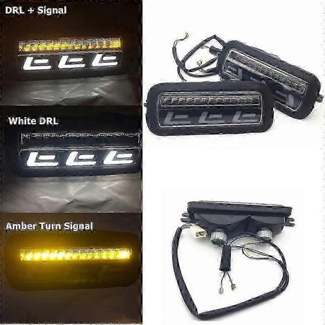 Feux de jour à LED Urbanled pour Lada Niva 4x4, clignotants ambre, accessoires auto (1995) (1/5)