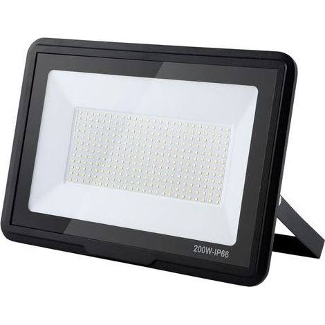 Projecteur Led Exterieur,200w 25000lm Spot Led Extérieur,6000k Projecteur Exterieur Led,Ip66 Etanche Eclairage De Sécurité Pour Jardin,Garage,Cour,Parking (Blanc Froid,200w) Projecteur seul (1/4)