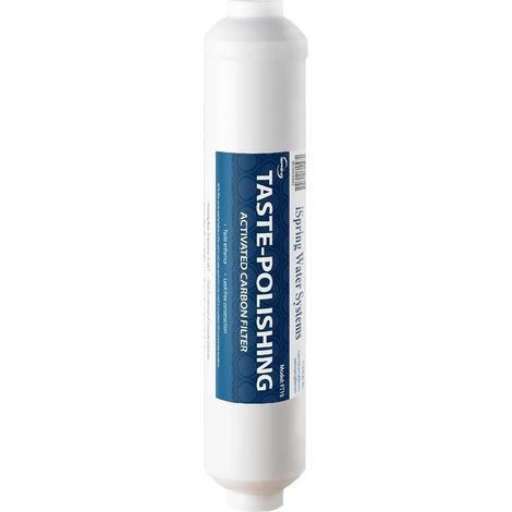 iSpring FT15 Cartuccia di Ricambio Post-filtro a Carbone Attivo, Universale per Osmosi Inversa 5°Stadio (1/4)