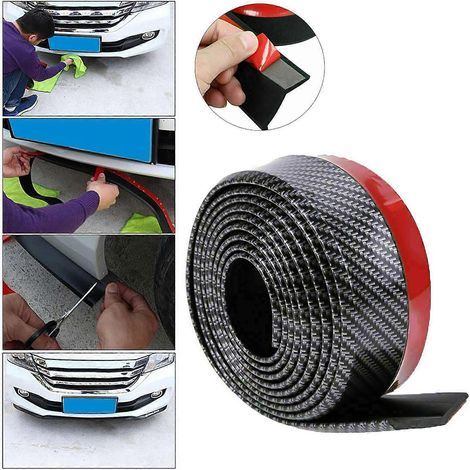 Protection universelle pour bas de caisse de voiture, spoiler de pare-chocs avant pratique, séparateur latéral en caoutchouc, installation facile (1/5)