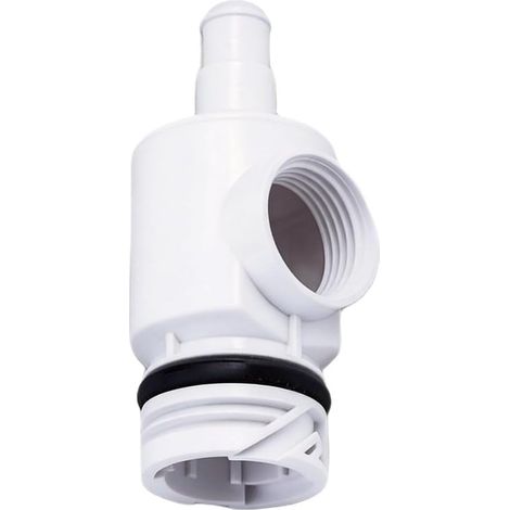 D29 UWF Fitting wall-mounted for pool cleaner Polaris 180 280 380 - Piece of replacement to disconnection fast in plastic ABS - Connection secure anti-leak - White (A) (1/5)