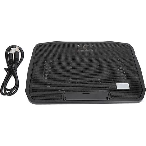 Support de refroidissement pour ordinateur portable alimenté par USB, vitesse de ventilation réglable, ergonomique, antidérapant, pour ordinateur portable de jeu. (1/5)