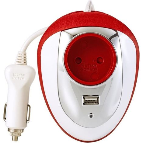 Wattco CARWATT convertidor coche blanco gris 150W