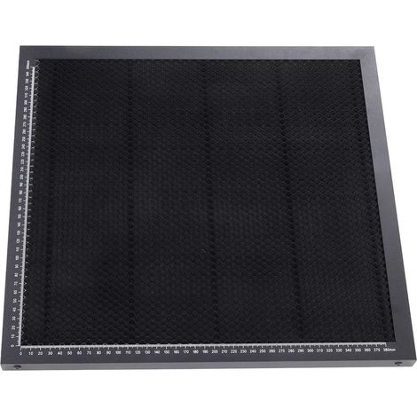 Table de découpe laser en acier allié dur à dissipation thermique rapide, structure alvéolaire, pour graveur laser, 430 x 400 mm (1/5)