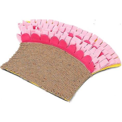 Maison en forme de queue de poisson pour chat, tapis à griffer et à fouiller, couverture de jeu et d'entraînement olfactif, idéal pour soulager le stress et divertir les pattes, multifonctionnel. (1/4)