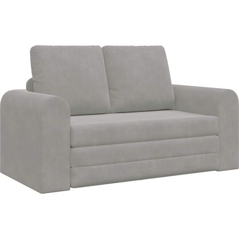 Maison Exclusive - Schlafsofa Hellgrau 148 x 71 x 83 cm Samt