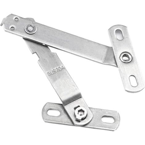 Limiteur de fenêtre en acier inoxydable, ouverture sécurisée, verrou de câble en acier, réglable, 1 pièce. (1/5)